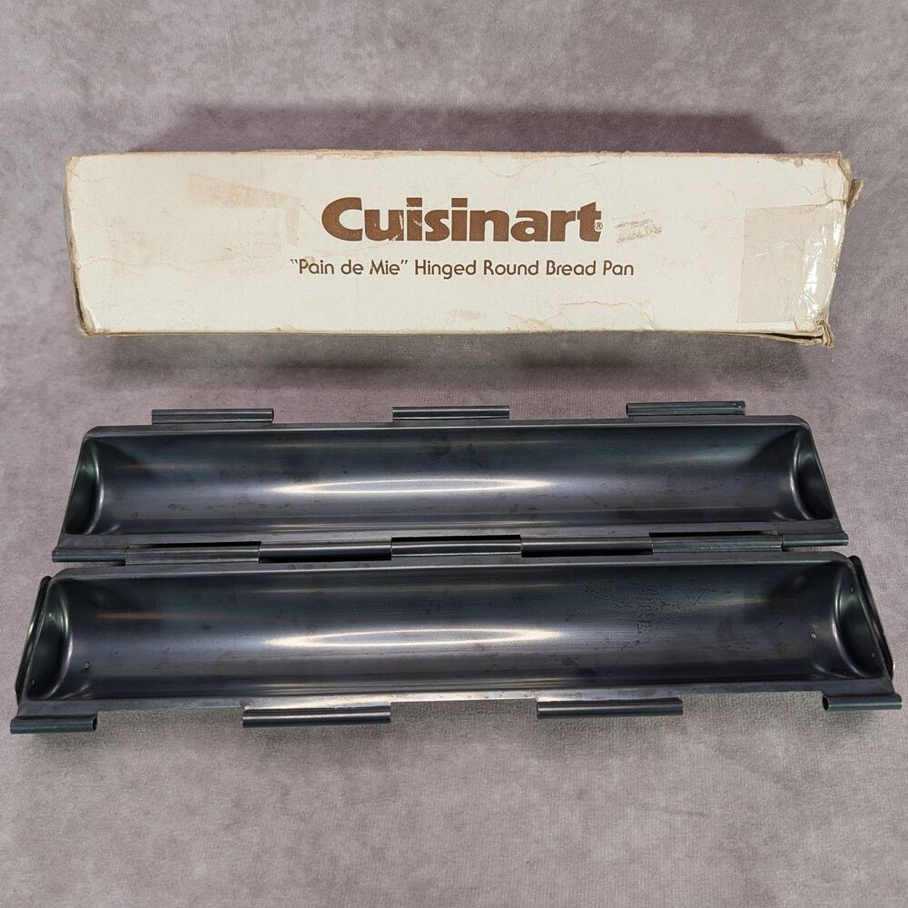 Vintage Cuisinart Pain de Mie Hinged Round Bread Pan Made in France NO BRASS ROD